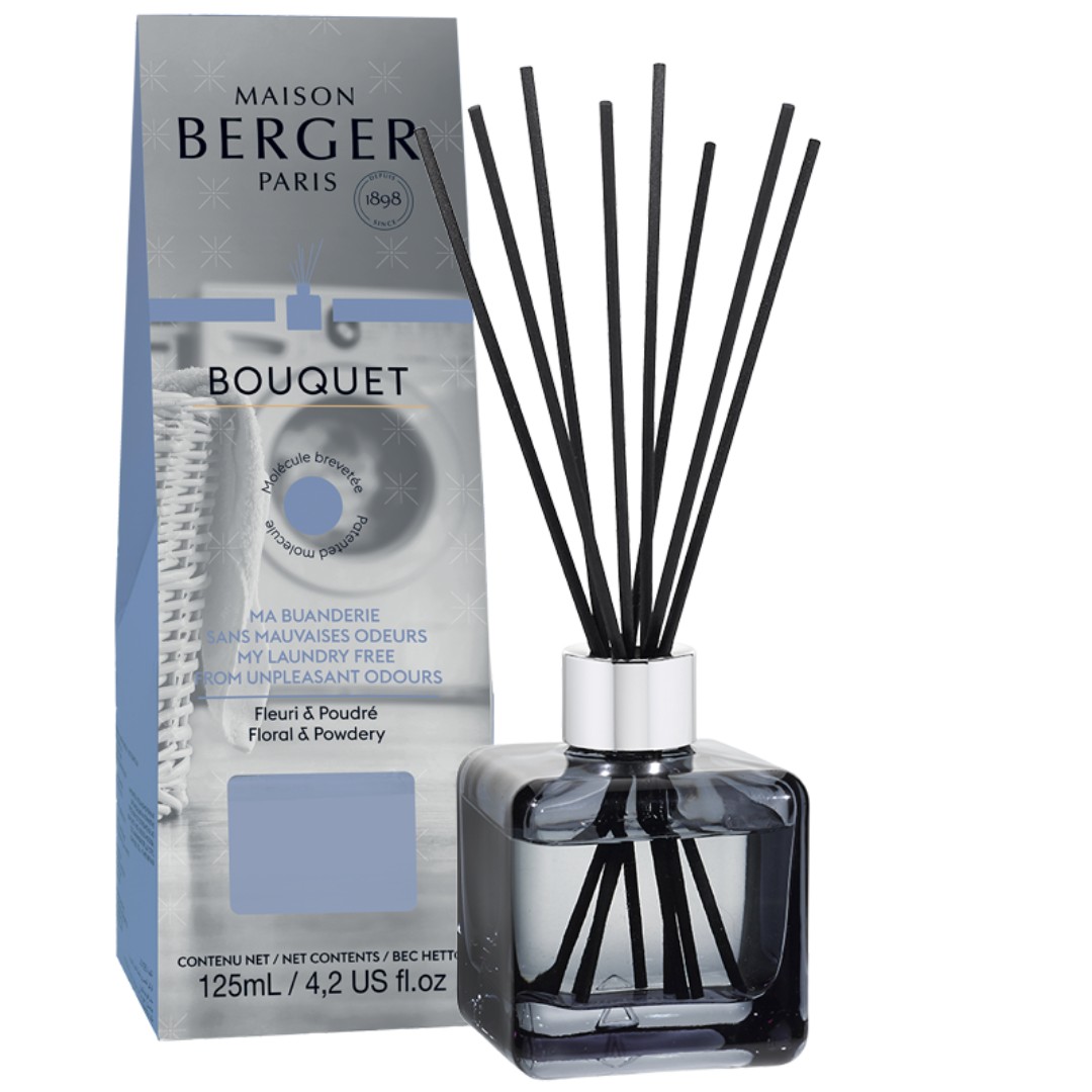 Buy Maison Berger Paris A.O Laundry Floral & Powdery Bouquet Cube Reed  Diffuser